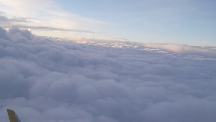 clouds over the mountains