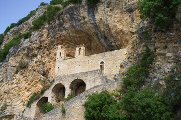 Hermitage of San Cataldo, near Cottanello, Lazio, Italy