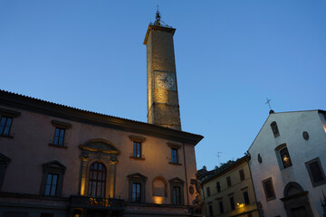Fototapeta na wymiar Viterbo, historic city in Lazio, Italy