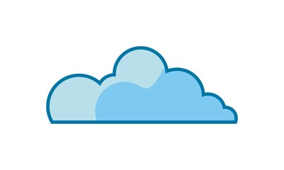 cloud sky vector icon