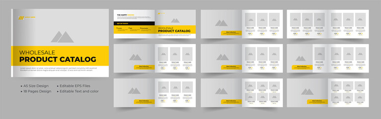 Product Catalog or Catalogue Template Design