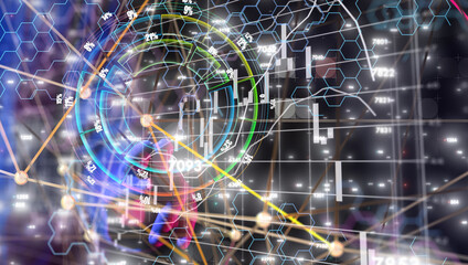 Futuristic wave, Futuristic data stream