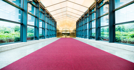 Red carpet entrance for a celelbrity