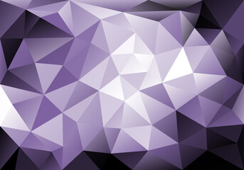 Very peri low poly background, purple vector background