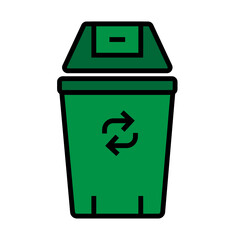 rubbish bin icon