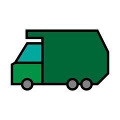 garbage truck icon