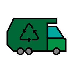 garbage truck icon