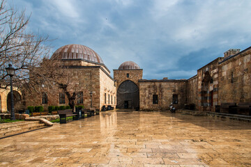 Fototapeta premium Payas Castle and Sokollu Mehmet Pasha Complex view in Hatay Province of Turkey 