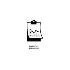 financial reporting icons  symbol vector elements for infographic web