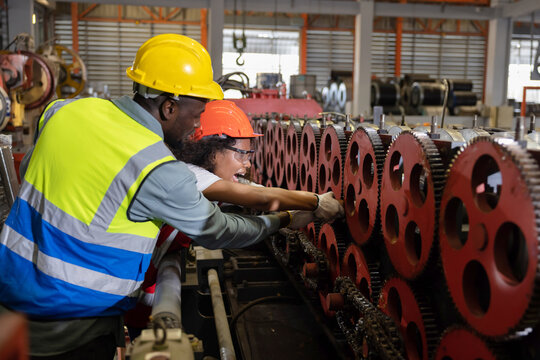 Engineer Worker Hand Got Trapped in the Industrial Machine and Got Crush Injury