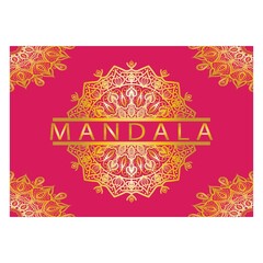 mandala logo art symbol icon vector