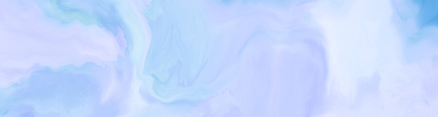 Elegant banner template design with blue paint.