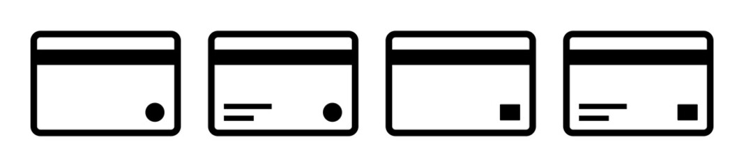 Credit Card Icon. Credit Card Payment Icon Vector Illustration