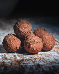 truffes en chocolat
