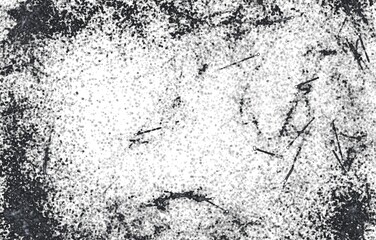 Grunge Black and White Distress Texture.Dust Overlay Distress Grain ,Simply Place illustration over any Object to Create grungy Effect.
