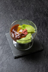 和菓子、夏。　Summer Japanese sweets (wagashi)