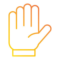 Illustration of Hand Gesture of Greeting design icon