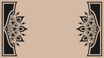 vector background, with frame decoration