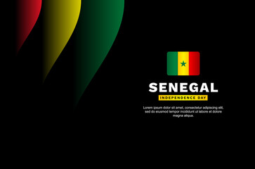Senegal independence day event background