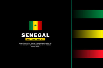 Senegal independence day event background