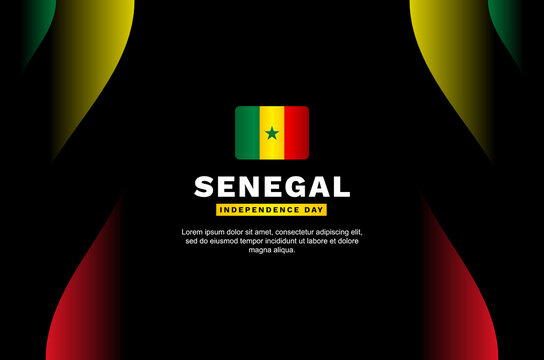 Senegal independence day event background