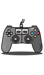 Video game ps4 controller/gamepad flat icons