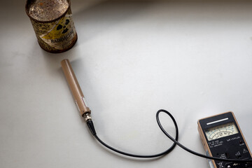 Radiation measurement with radiation survey meter