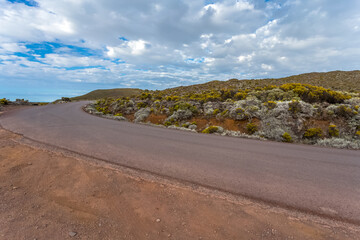 Route du volcan, île de la Réunion 