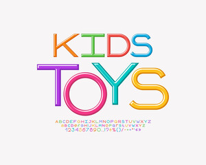 Multicolor geometric alphabet and numbers set Kids toys