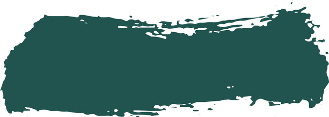 Abstract Green Paint Brush