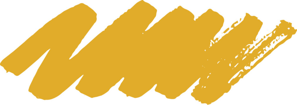 Abstract Yellow Paint Brush