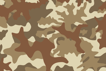 army stripes camouflage pattern brown desert sand battlefield military wide background - obrazy, fototapety, plakaty