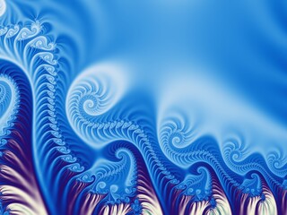Fractal colorful background. Bright beautiful spiral background.