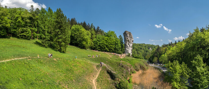 Hercules' stone in Ojc&oacute;w National Park.
