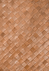 Brown braided reed texture background
