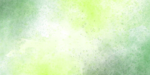 Fototapeta na wymiar 植物や自然をイメージした淡い緑の水彩背景