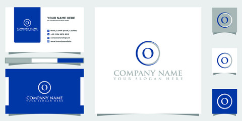 Vector Letter O Circle style with Branding designs template Graphic Design icon symbol for Business