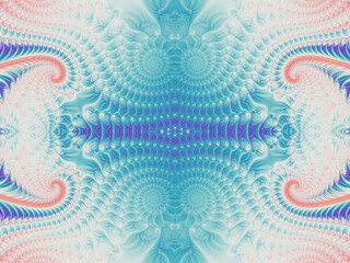 Beautiful color seamless background of fractals.