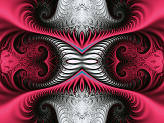 Beautiful color seamless background of fractals.