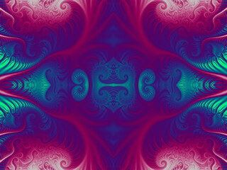 Beautiful color seamless background of fractals.