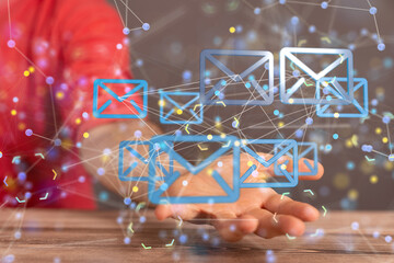 mail communication support contact concept service