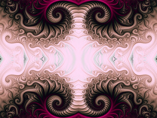 Beautiful color seamless background of fractals.