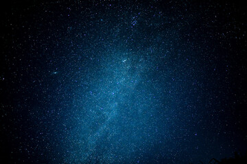 沖縄の冬の空に輝く星々