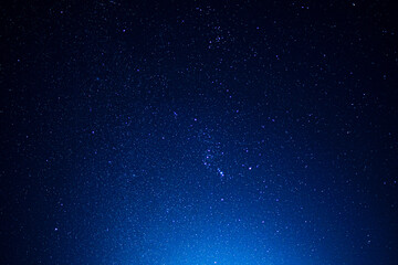 沖縄の冬の満天の星空