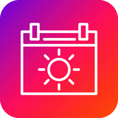 Calendar Vector Icon Design Illustration