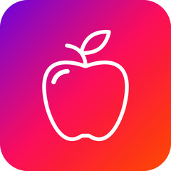 Apple Vector Icon Design Illustration