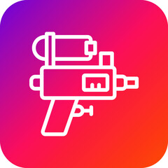 Water gun Vector Icon Design Illustration