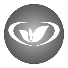 leaf logo vector template ilustration and icon design