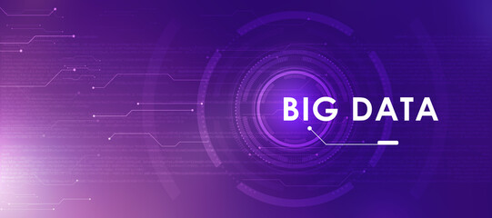 2d illustration abstract Big data 
