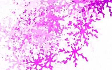 Obraz na płótnie Canvas Light Purple, Pink vector template with chaotic shapes.